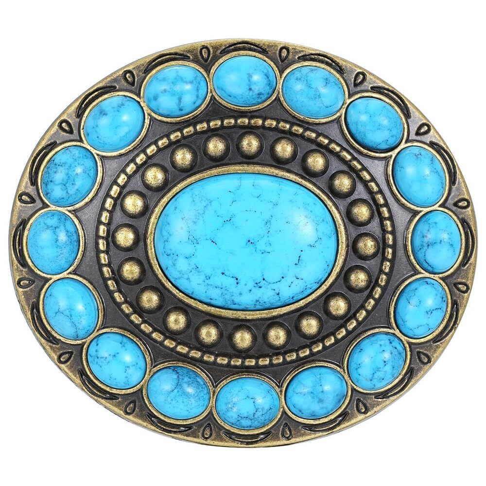 1152 Western Belt Buckle Turquoise Belt Buckles Vintage Cowgirl Cowboy